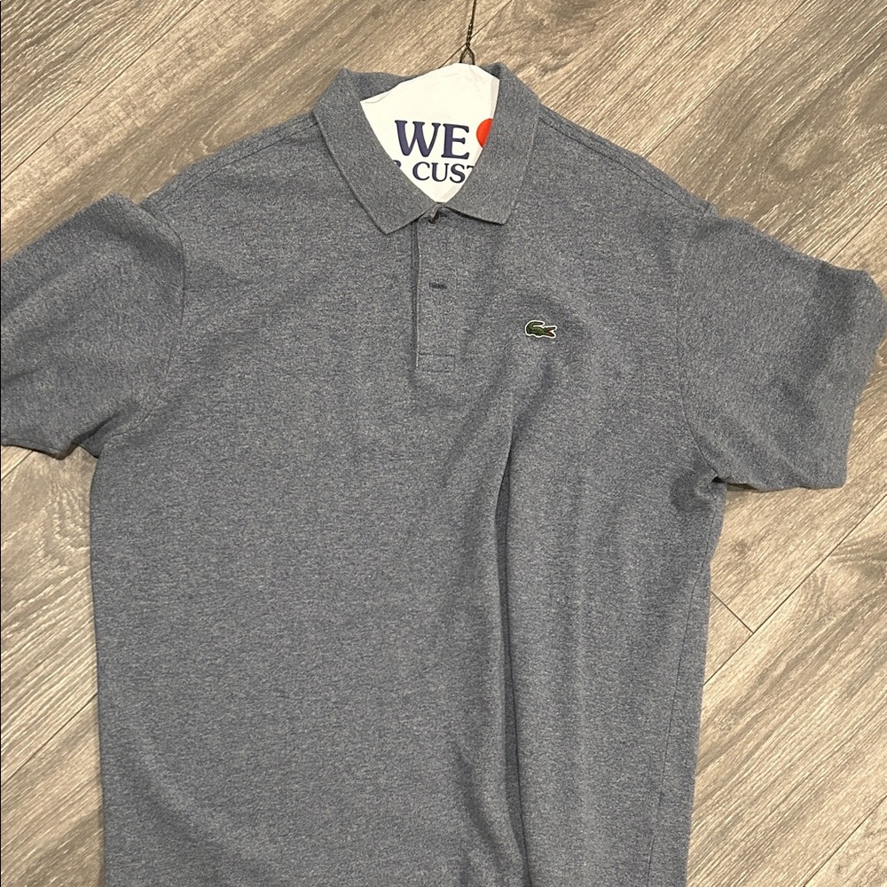 Lacoste Men's Polo Shirt in Heather Gray